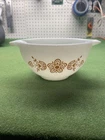 Pyrex 441 Butterfly Gold Cinderella White 1-1/2 PT Mixing Bowl 6"