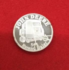 John Deere 566Round Baler Coin 1 Troy Oz .999 Fine Silver Round