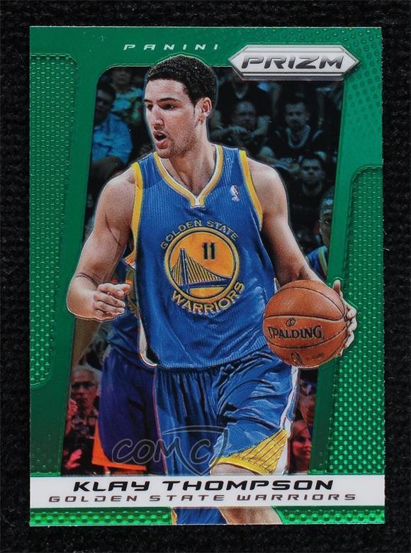 2013-14 Panini Prizm Retail Green Prizm Klay Thompson #197 9n7