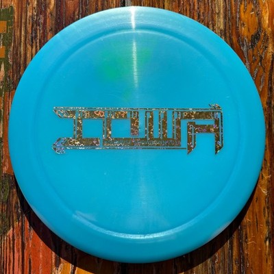 Discraft Titanium FLX Nuke OS Swirly Blue Ti PFN OOP 2017 Disc Golf 175 Grams