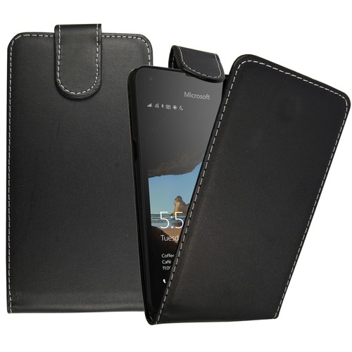 Flip Leder Tasche für Microsoft Lumia 640 650 550 950 520 930 XL Wallet Cover - Bild 40 von 42