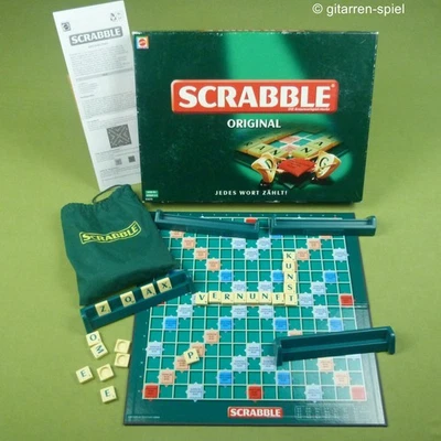 Scrabble Original - Jedes Wort zählt! Komplett Top! von Mattel ©2008 No  51272 - Bild 1 von 4