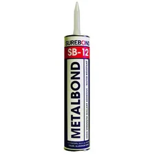 Surebond Sb-12 Hybrid Sealant, 10 Oz, Cartridge, Gray, Hybrid Base, Sb-12