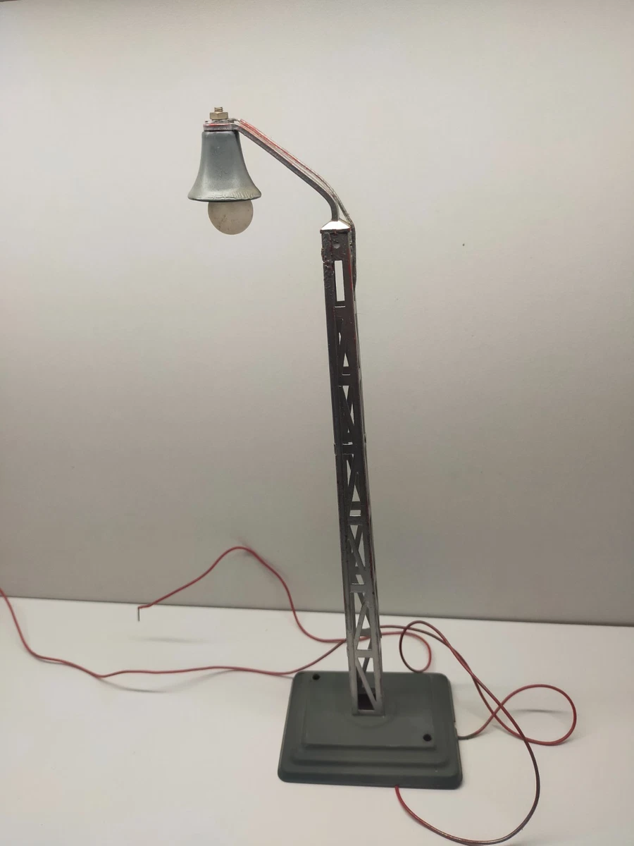 Set 5 Luci LED A Palo Per Plastico Ferroviario Scala N - Illuminazione Modellismo