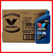 Case of 6 - 4-Stroke ATV/UTV SAE 10W-40 Motor Oil, 1 QT Bottles for Optimal Care 41.99 per gallon
