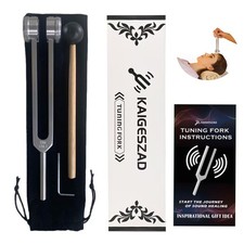 OM 136.1hz Weighted Tuning Fork with Reflex Hammer for 136.1hz, OM136.1hz