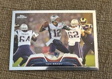 2013 Topps Chrome Tom Brady Refractor #50 card