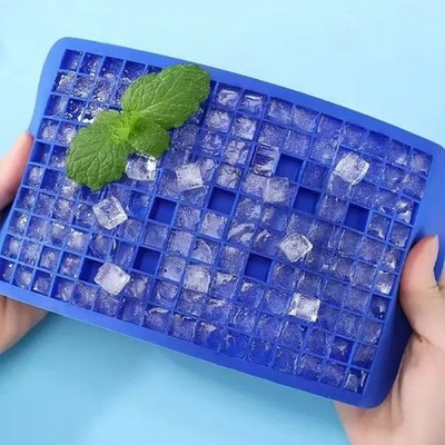 Ice Cube Maker Molds 160 Grids Mini Small Trays Silicone Bar Whiskey Cocktails