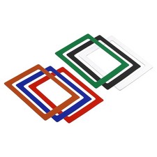 Magnetic Photo Frame, 6pcs 6x8 Inch Picture Holder PVC Multicolor