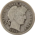1915 Barber Dime G Good Silver 10c Coin