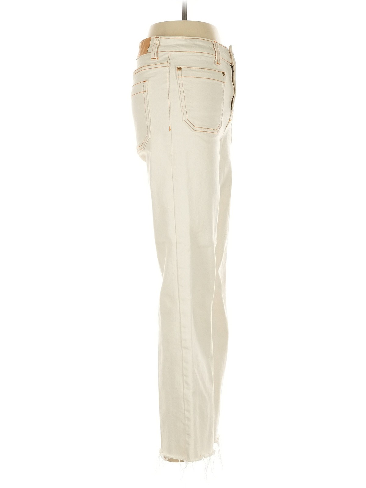 Zara Women Ivory Jeans 2 thumbnail 3