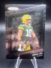 2024 Panini Prizm Jordan Love Hype #2 Base Green Bay Packers