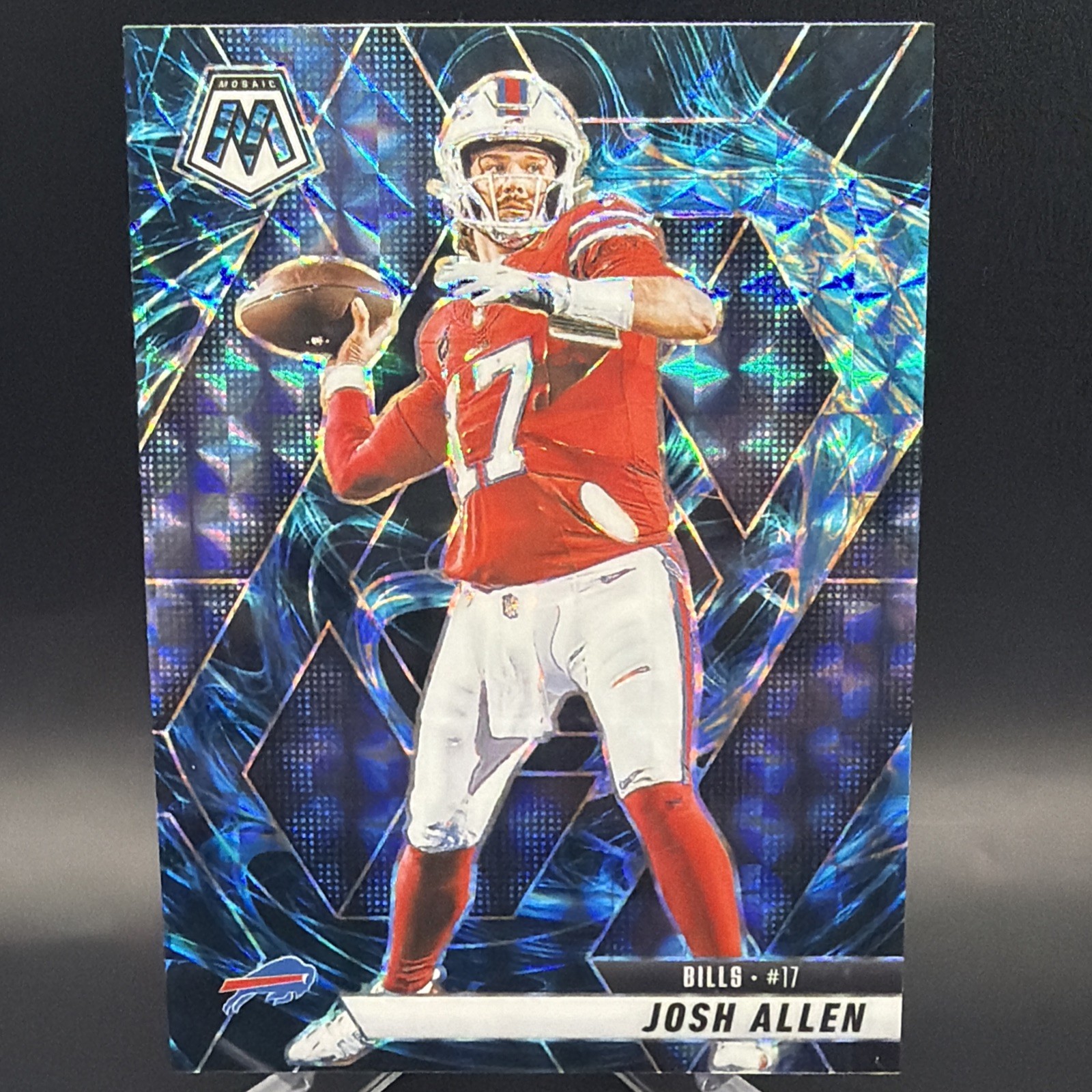 2025 Panini Mosaic Josh Allen #150 GENESIS PRIZM COLOR MATCH CASE HIT MVP