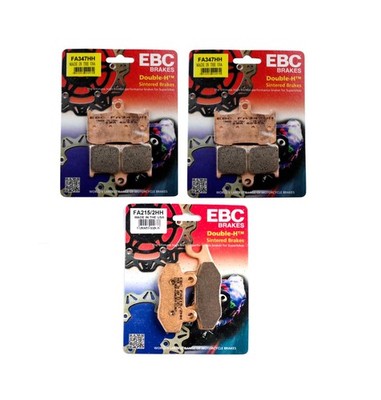 PASST FÜR Triumph Tiger 1050 2007 bis 2012 EBC gesinterte Scheibenbremsbeläge vorne und hinten