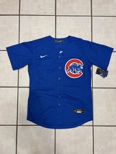 Camiseta cosida azul Pete Crow-Armstrong de los Chicago Cubs