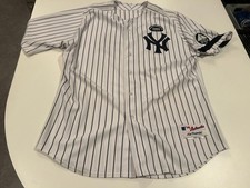 original 2010 KERRY WOOD NEW YORK YANKEES GAME WORN MAJOR LEAGUE BASEBALL JERSEY