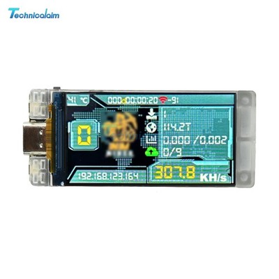 Solo Lottery Miner Win BTC 388KH/s Low Power WiFi Connection High Performance