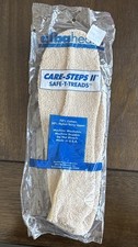 Care Steps TERRYCLOTH SLIPPERS w/RUBBER Bottoms Shoe Size 12 Tan Made in USA