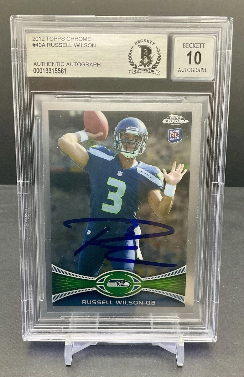 25+ Russell Wilson Autograph Football Trading Cards for sale