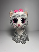 Ty Beanie Boos KIKI the Tabby Cat 2017 RETIRED