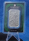 Loki, 1oz Silver Bar, the Royal Mint's Norse Gods series, In secure blisterpack.