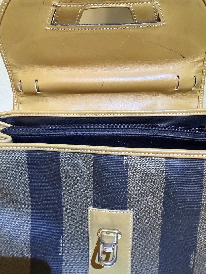 Auténtico bolso de mano Fendi Pequin vintage pequeño Foto 4 de 4