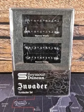 New! Seymour Duncan - Invader Pickup Set - Black Bridge and Neck Pickups