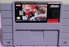NFL Quarterback Club 96 SNES Super Nintendo Authentic