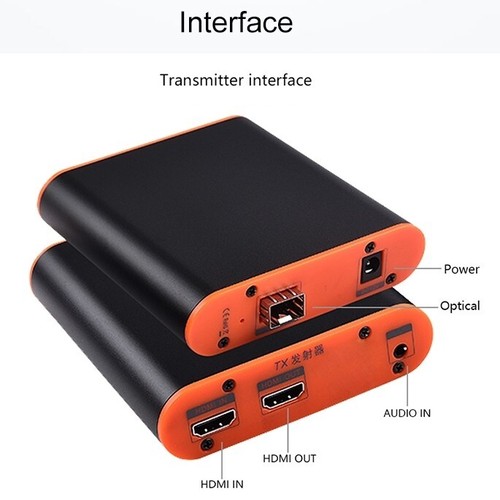 Extensor de fibra óptica OPT882 HDMI (Receptor y Remitente) 20 Km - Bild 7 von 11
