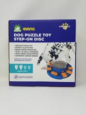 Kadtc Dog Feeding Puzzle Toy Step On  Disc  & Sliding Doors