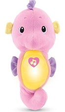 Fisher Price Soothe Glow Seahorse Musical Plush Toy with Light and Lullabies