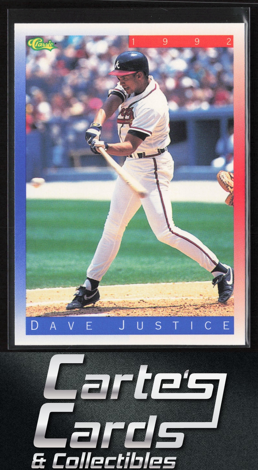 Dave Justice 1992 Classic II #T15 Atlanta Braves