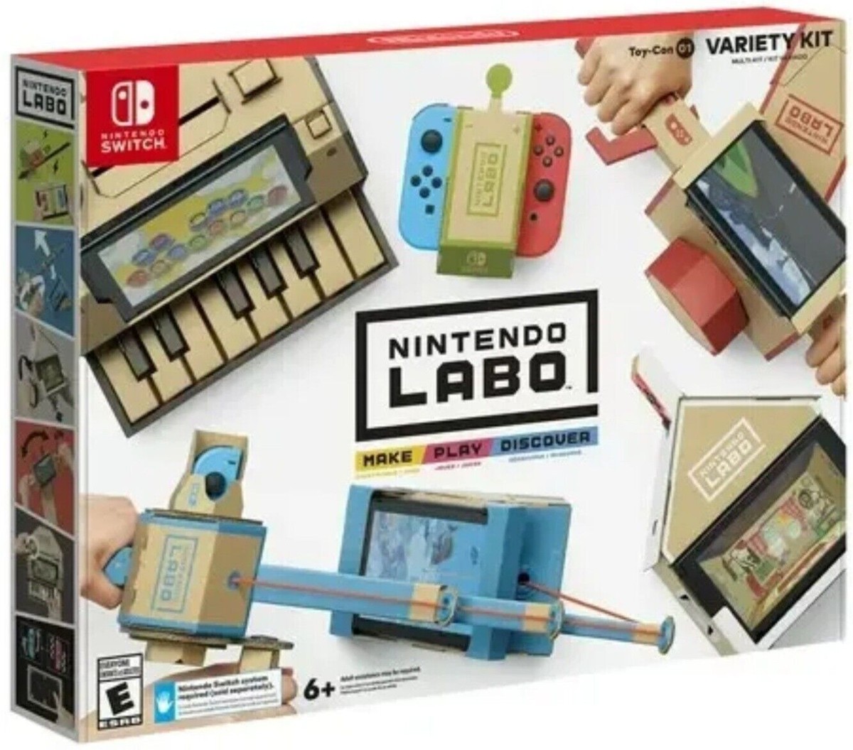(未使用･未開封品)　Nintendo Labo (ニンテンドー ラボ) Toy-Con 01: Variety Kit - Switch 6k88evb Amazon.com: Nintendo Labo Toy-Con 01: Variety Kit - Switch