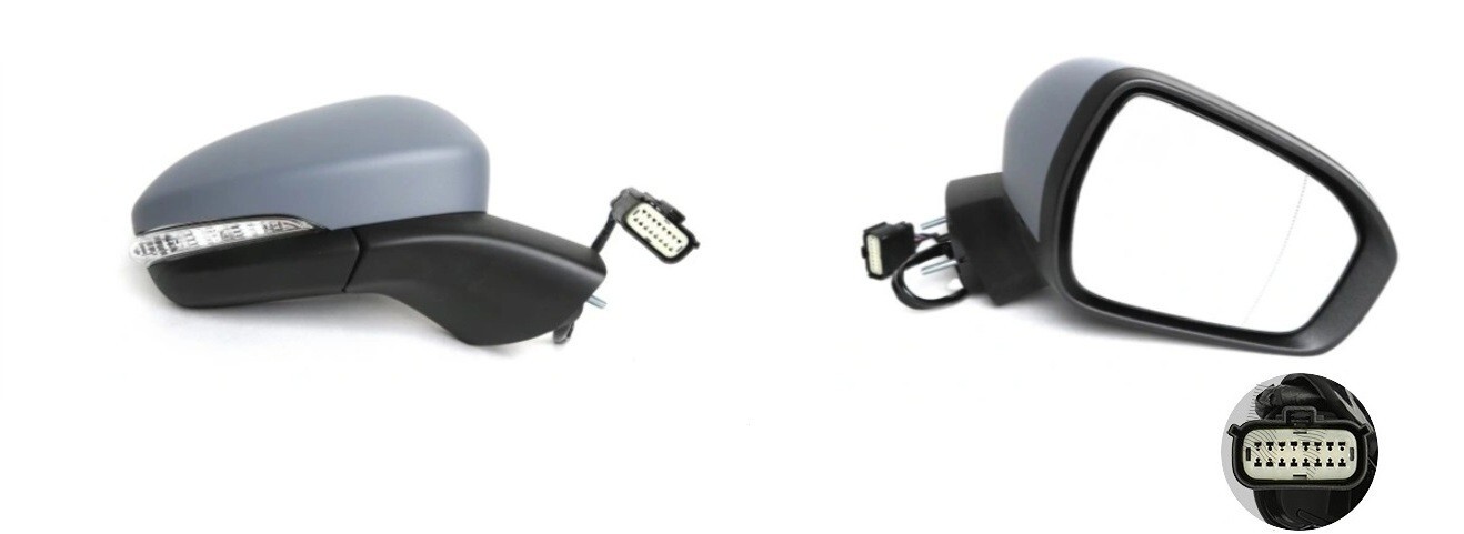 Right Exterior Mirror For Ford Mondeo 10.2014- 6 Pin To Paint Heated