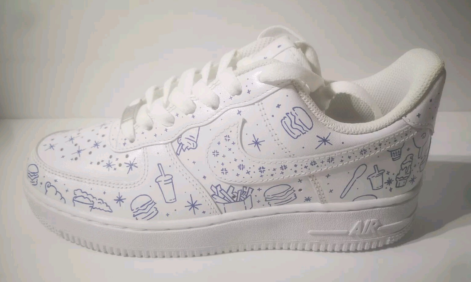 NEW NIKE AIR FORCE 1 '07 AF1 DQ CUSTOM 7 W US image 6