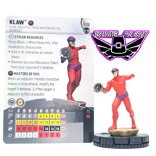 Marvel Heroclix KLAW - 009 - COMMON Black Panther Set
