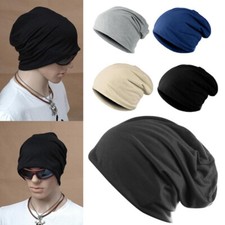 Men Women Fashion Knit Baggy Beanie Oversize Winter Hat Slouchy Chic Cap 13UK