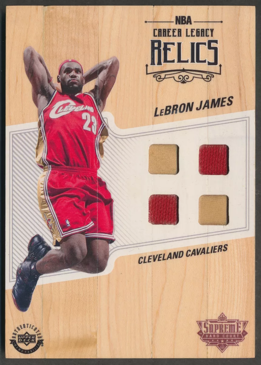 2017 18 UDA Supreme Hard Court LEBRON JAMES NBA Career Legacy