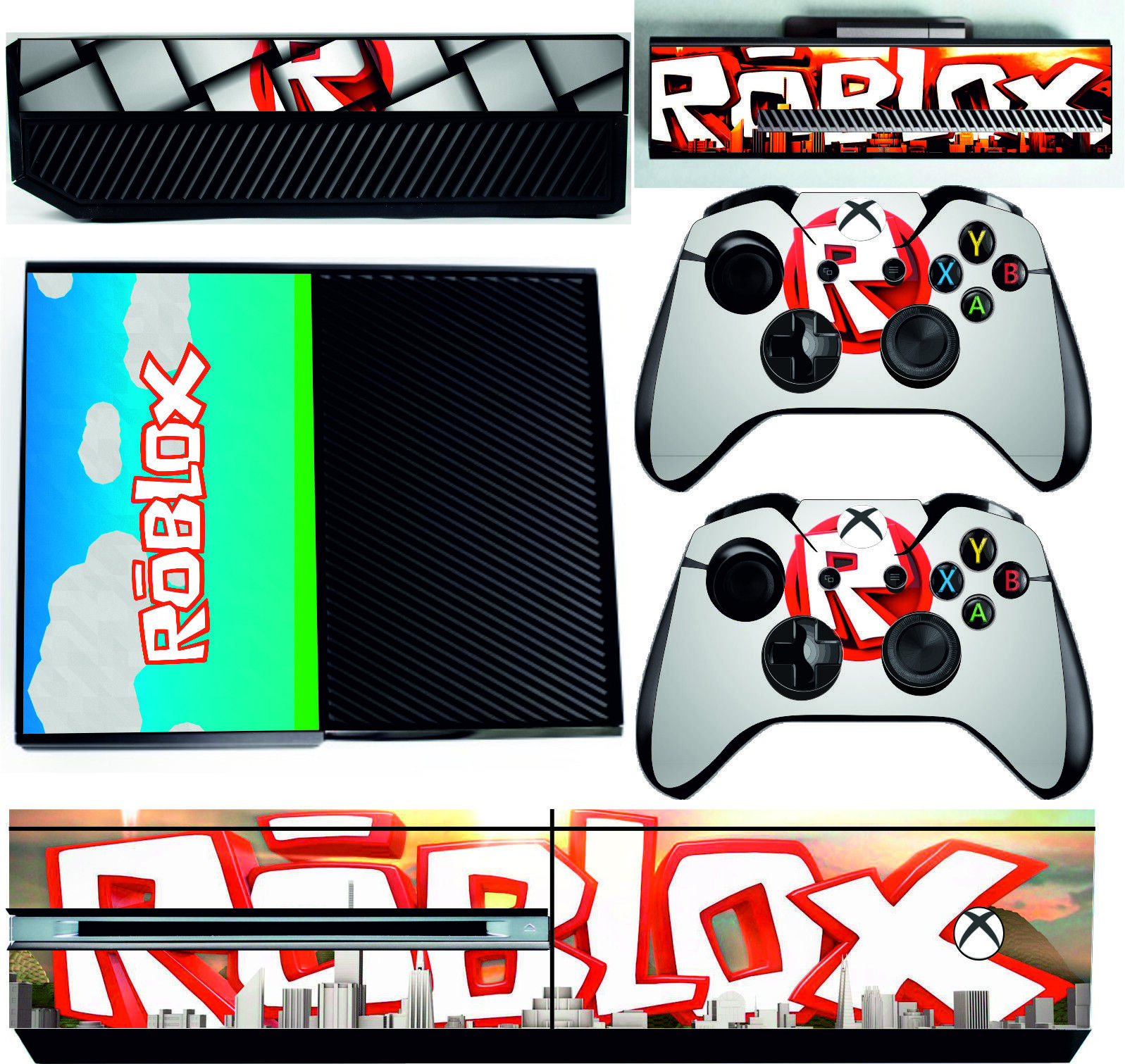 ROBLOX XBOX ONE X *TEXTURED VINYL ! * PROTECTIVE SKINS DECALS STICKERS –  NPRINTZ