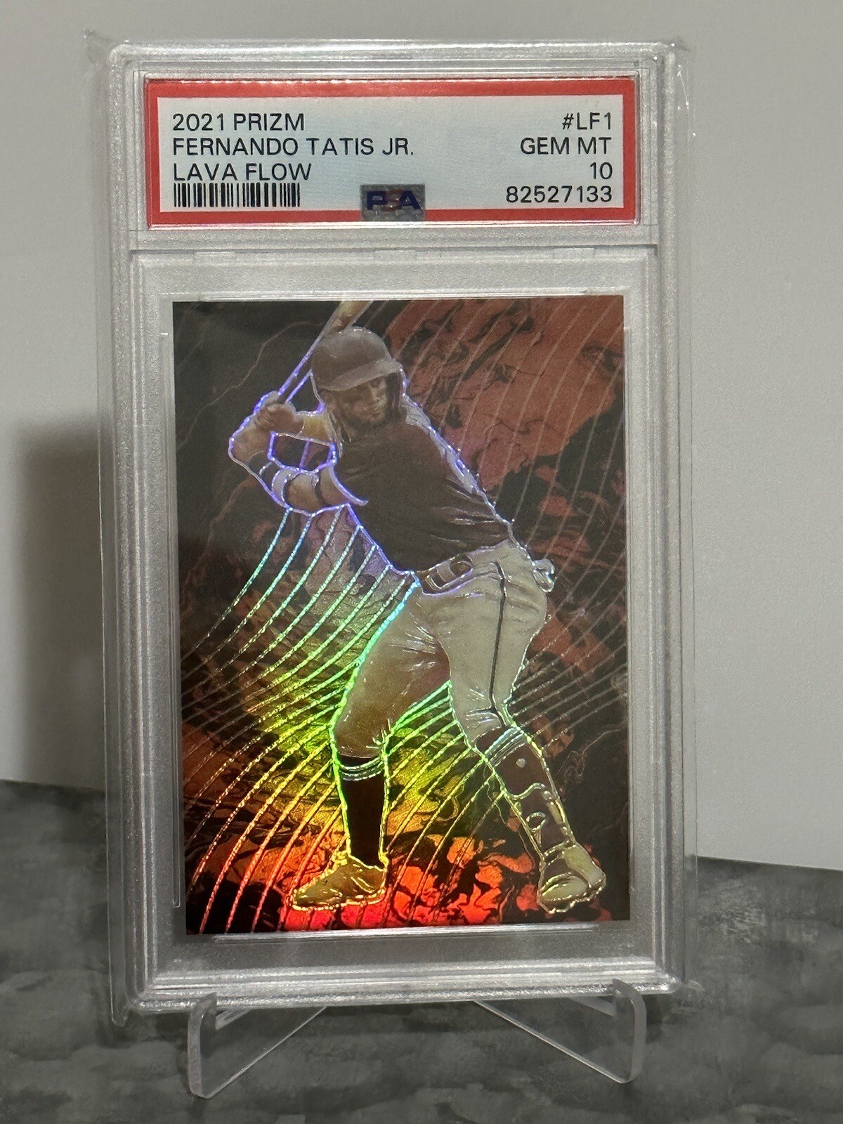2021 Panini Lava Flow Prizm Fernando Tatis Jr. Padres PSA 10 GEM MINT
