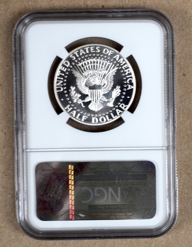 2014-S ENHANCED FINISH SILVER KENNEDY HALF DOLLAR NGC SP69PL 629015 - Picture 2 of 2