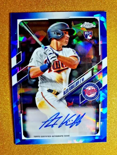 2021 Topps Chrome Sapphire Refractor Alex Kirilloff Rookie Autograph #RA-AK RC