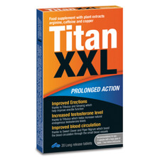 Titan XXL (20 tabs) für eine Optimierte Erektion und längeres Stehvermögen