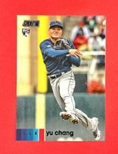 Yu Chang ~ 2020 Topps Stadium Club ~ Rookie Black Foil #86