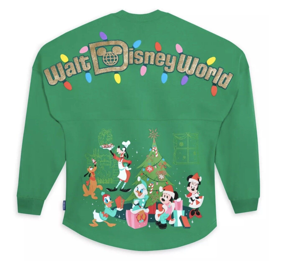 【Spirit Jersey】DISNEY CHRISTMAS （L） 2023 Walt Disney World Holiday Christmas Mickey Mouse Green Spirit
