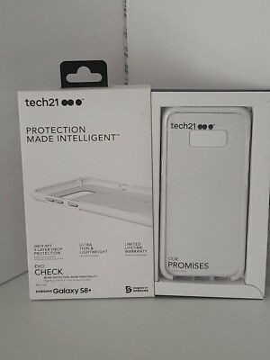 Tech21 Pure Clear Case Transparent Cover for Samsung Galaxy S8 Plus, S8+