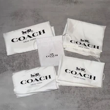Coach Drawstring Dust Bag Storage Cover Bag  Various Sizes - Pick 1