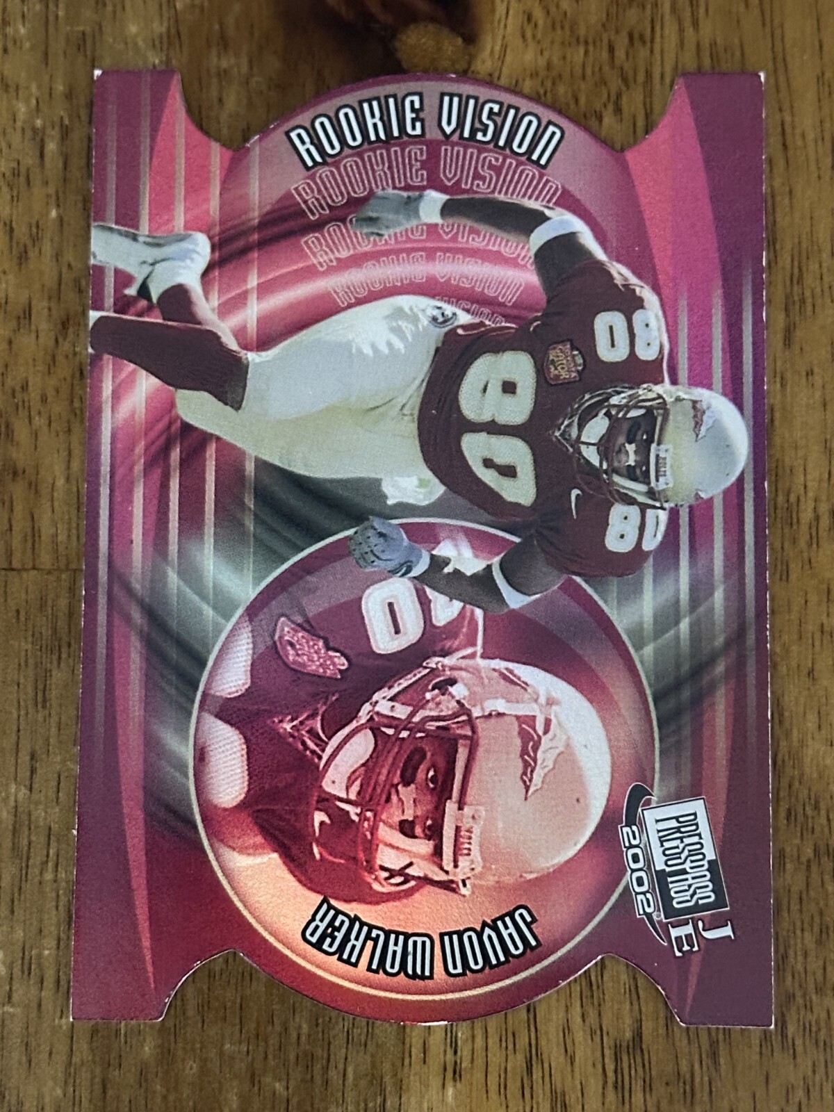 2002 PressPass Javon Walker ROOKIE VISION Die Cut #RV-12/12