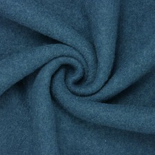 Walkloden Wollwalk Wollstoff | Meterware | 100% Schurwolle | 0,5m | blau petrol