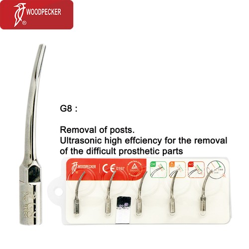 Woodpecker Dental Ultrasonic Scaler Scaling Tip G1 G2 G3 G4 G5 G6 G7 G8 Fit EMS - Picture 9 of 44